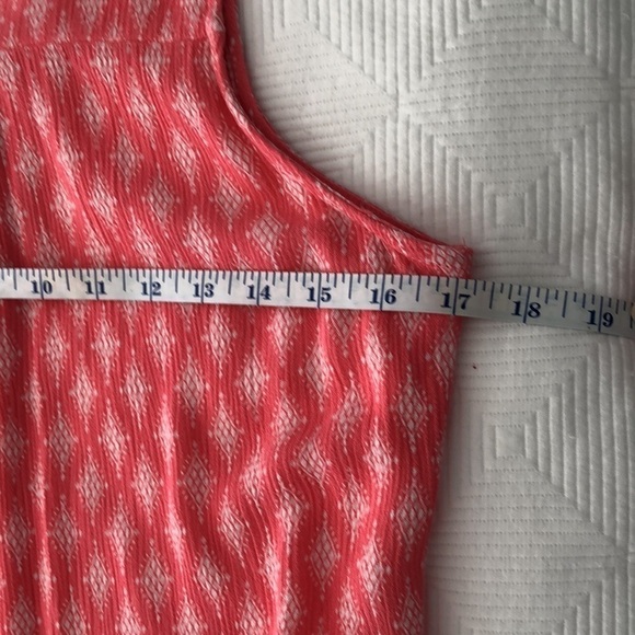 Papermoon Sleeveless Tunic Top Pink With White Print Size Medium M - Picture 8 of 10